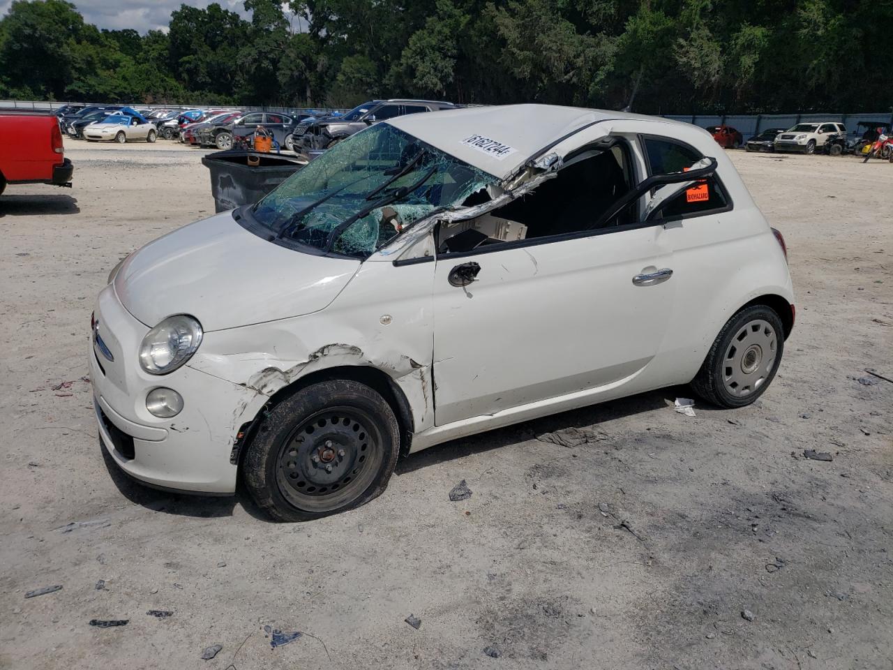 2013 Fiat 500 Pop VIN: 3C3CFFAR3DT743521 Lot: 61627244