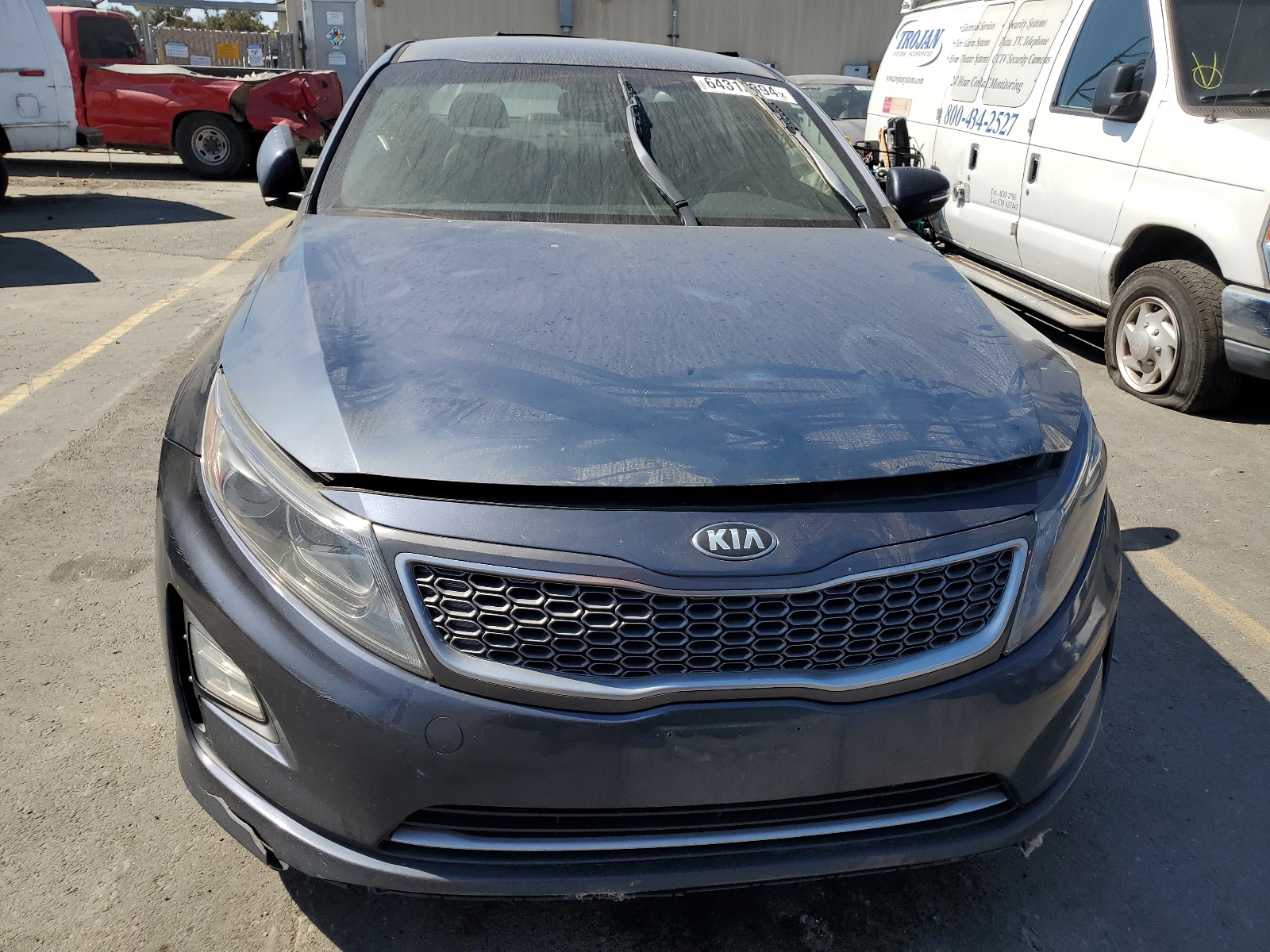 2014 Kia Optima Hybrid vin: KNAGN4AD3E5063156