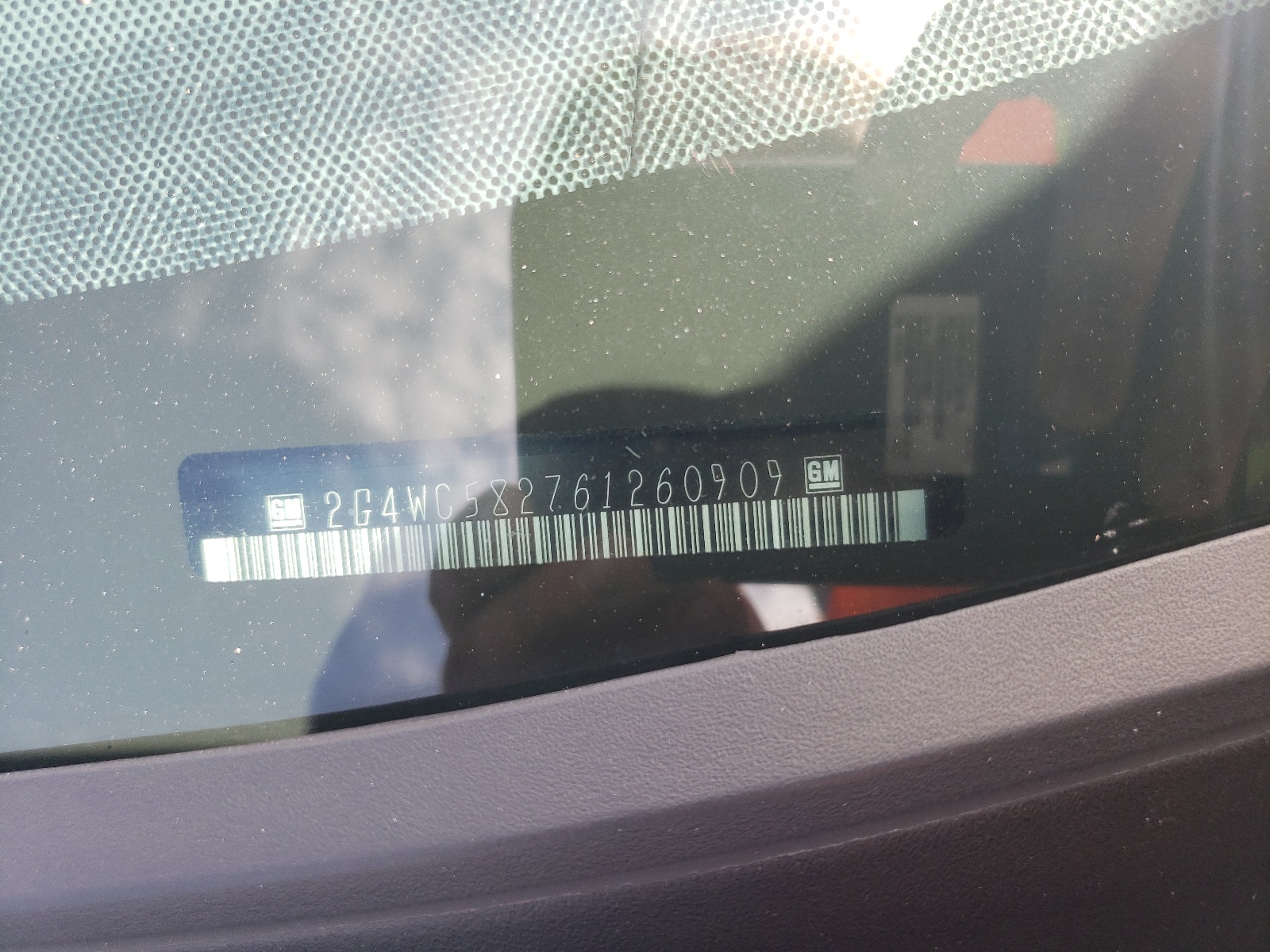 2G4WC582761260909 2006 Buick Lacrosse Cx