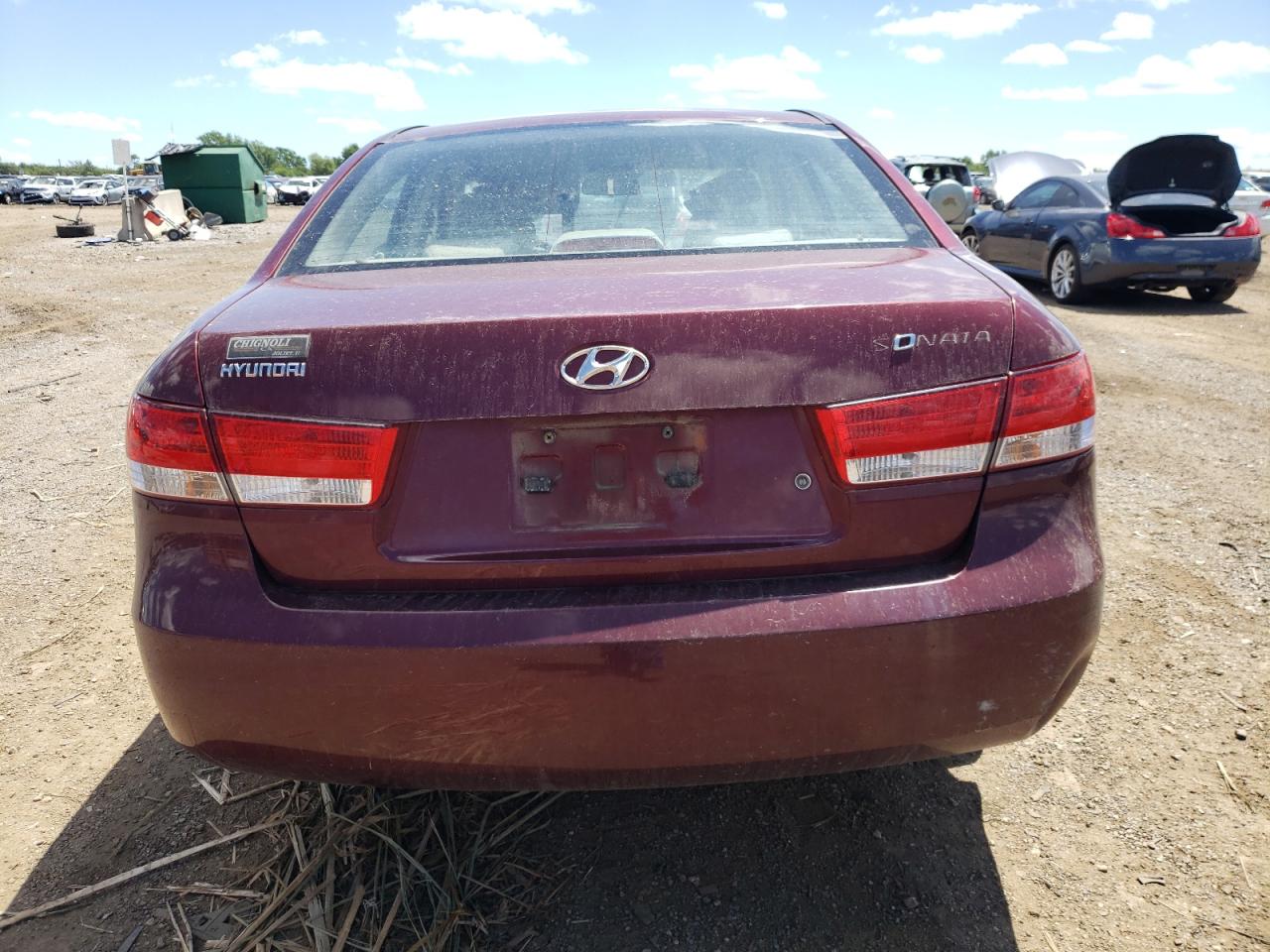 2007 Hyundai Sonata Gls VIN: 5NPET46C87H240626 Lot: 61838914