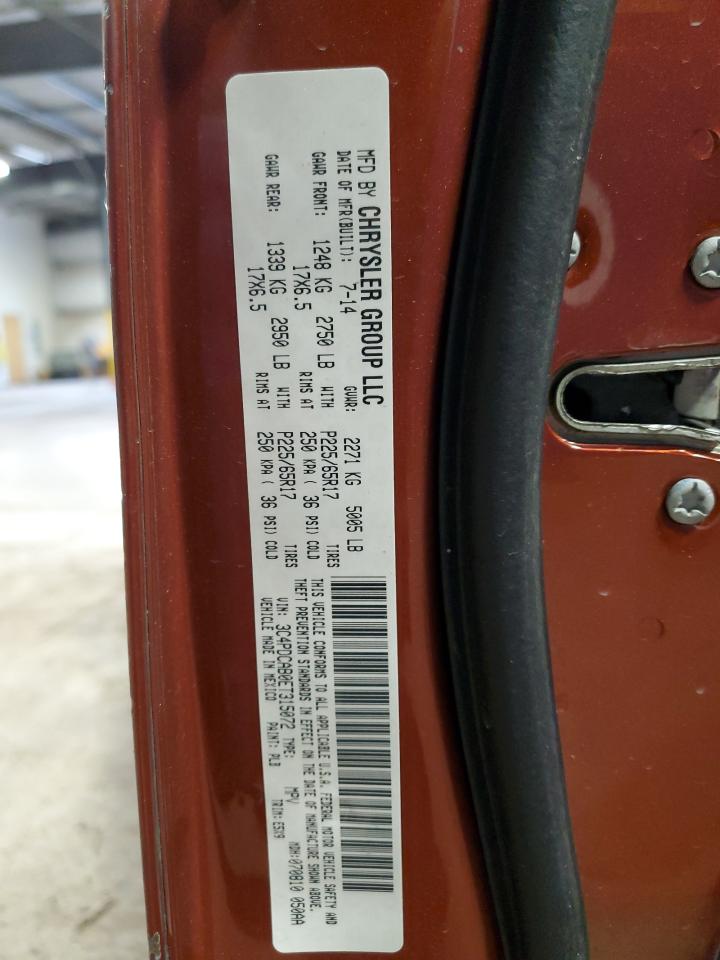 2014 Dodge Journey Se VIN: 3C4PDCAB0ET315072 Lot: 61477554