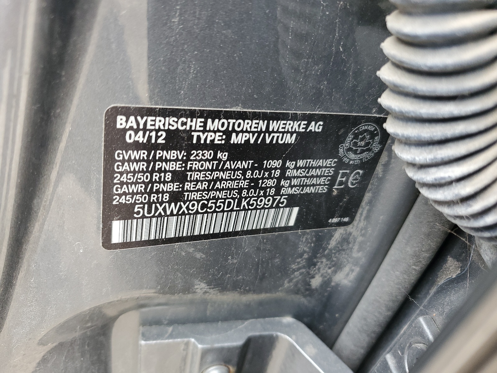 5UXWX9C55DLK59975 2013 BMW X3 xDrive28I