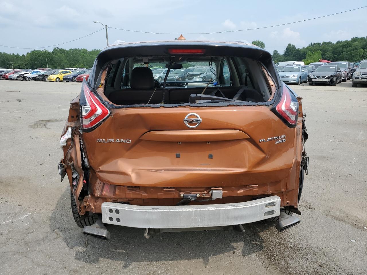 2015 Nissan Murano S VIN: 5N1AZ2MH3FN282342 Lot: 64616084