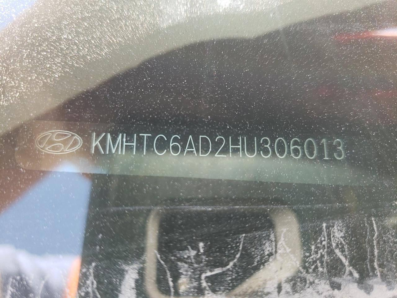 2017 Hyundai Veloster VIN: KMHTC6AD2HU306013 Lot: 64062574