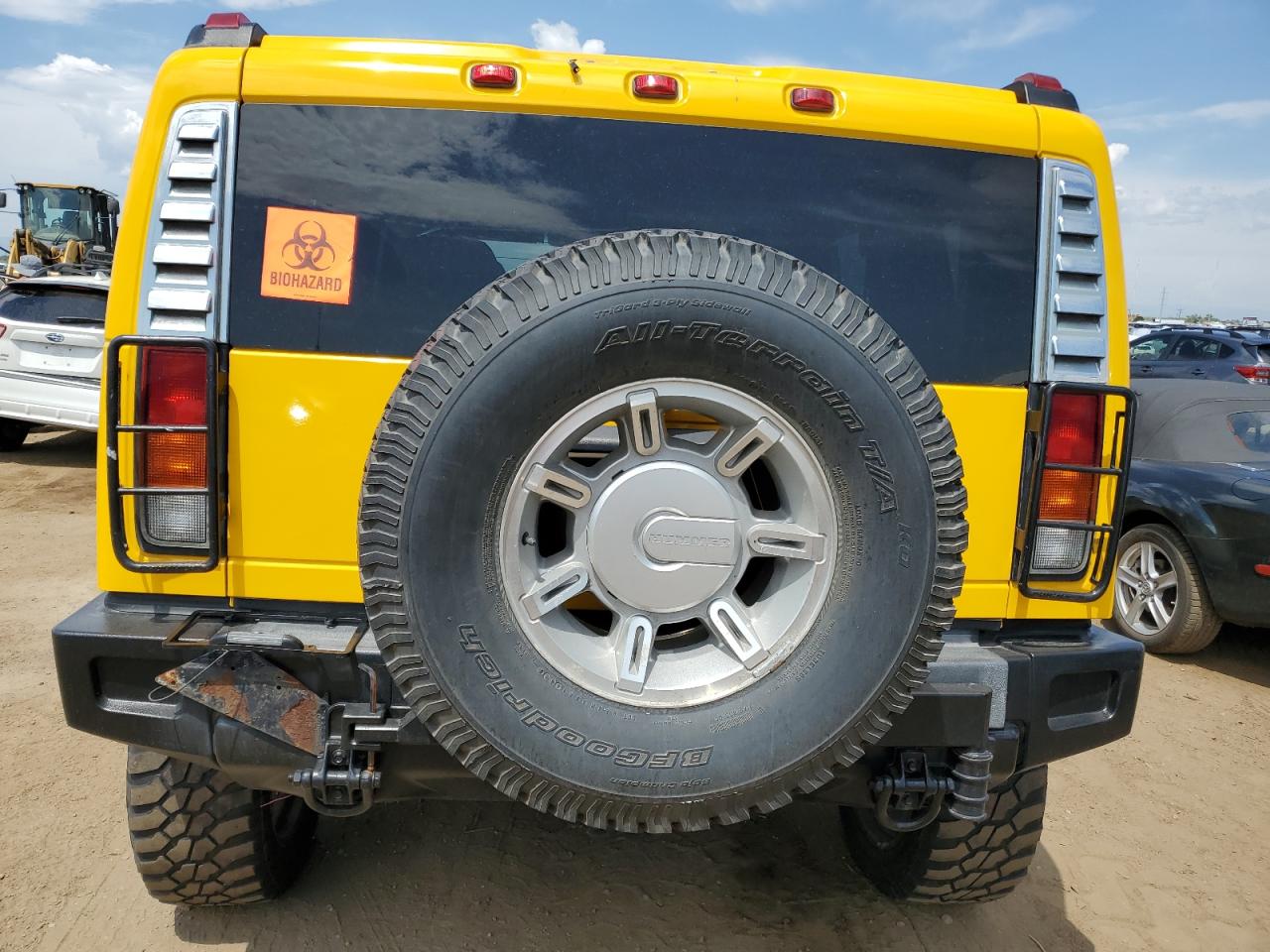 2003 Hummer H2 VIN: 5GRGN23U43H125095 Lot: 63091864