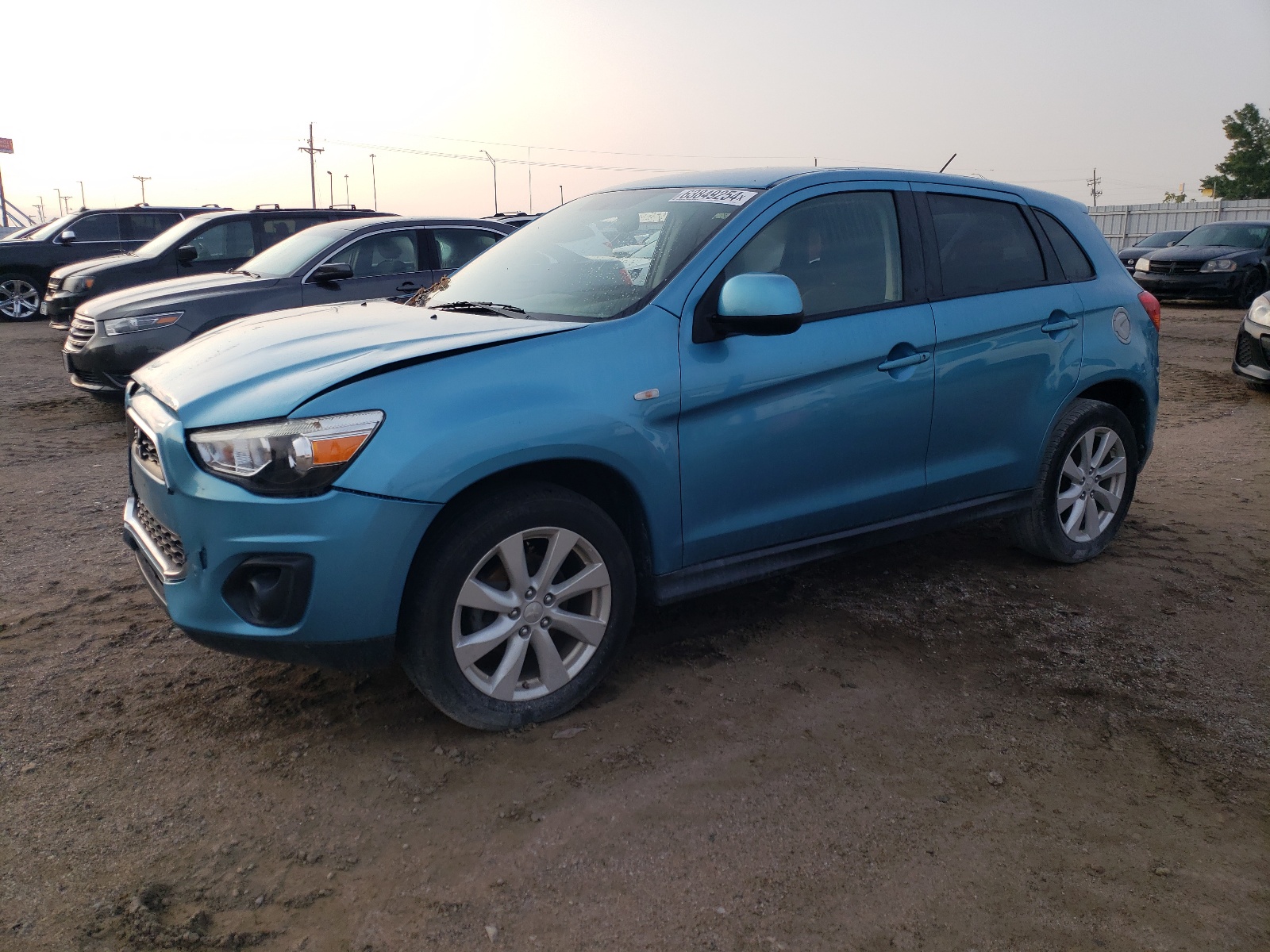 2014 Mitsubishi Outlander Sport Es vin: 4A4AR3AU9EE017606