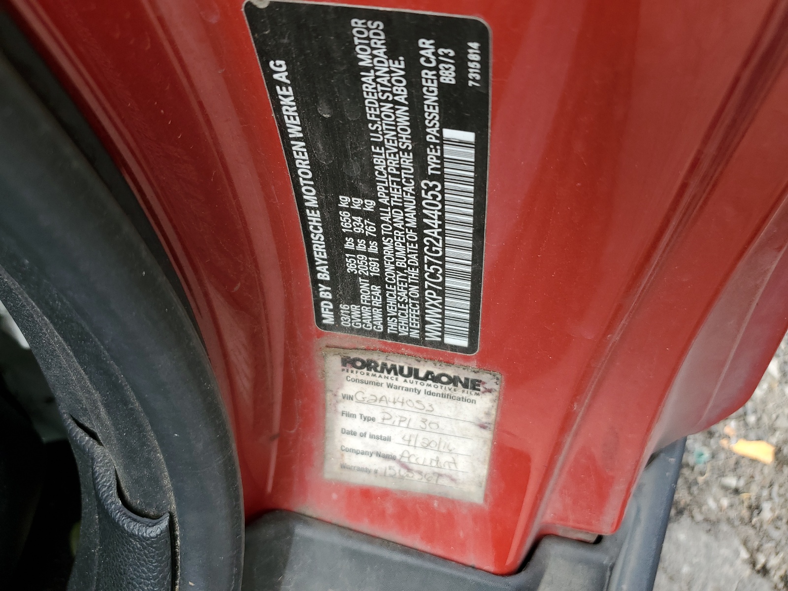 WMWXP7C57G2A44053 2016 Mini Cooper S