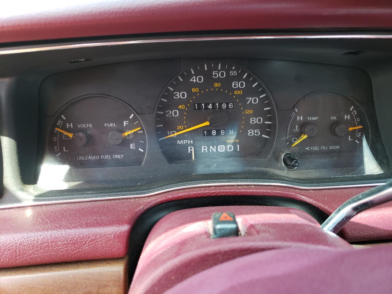 1992 Ford Crown Victoria Lx VIN: 2FACP74W9NX112262 Lot: 63034484