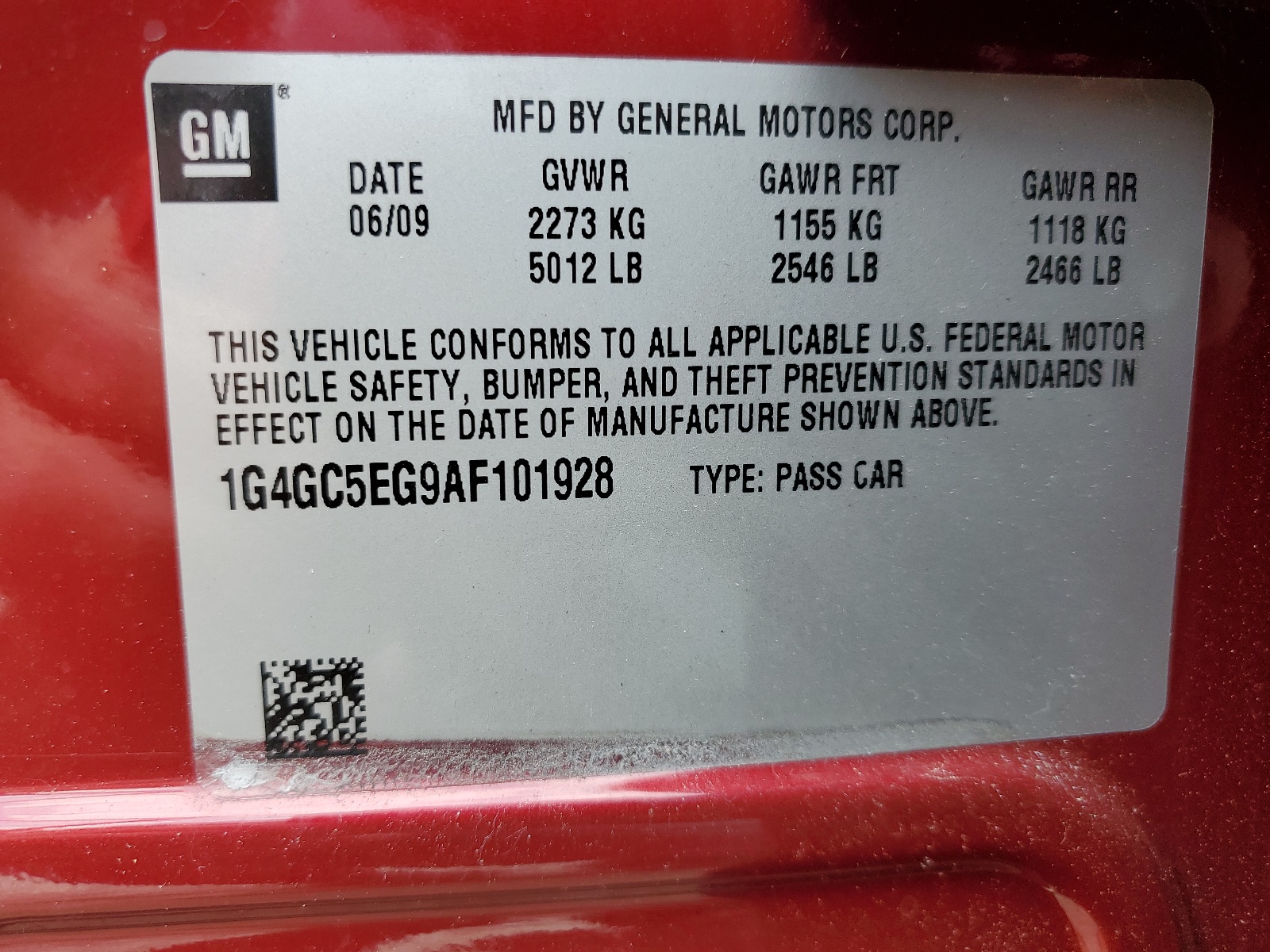 1G4GC5EG9AF101928 2010 Buick Lacrosse Cxl