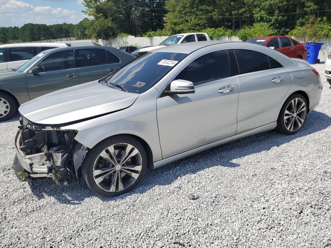 2016 Mercedes-Benz Cla 250 4Matic silver null gas WDDSJ4GB8GN320397 photo #1