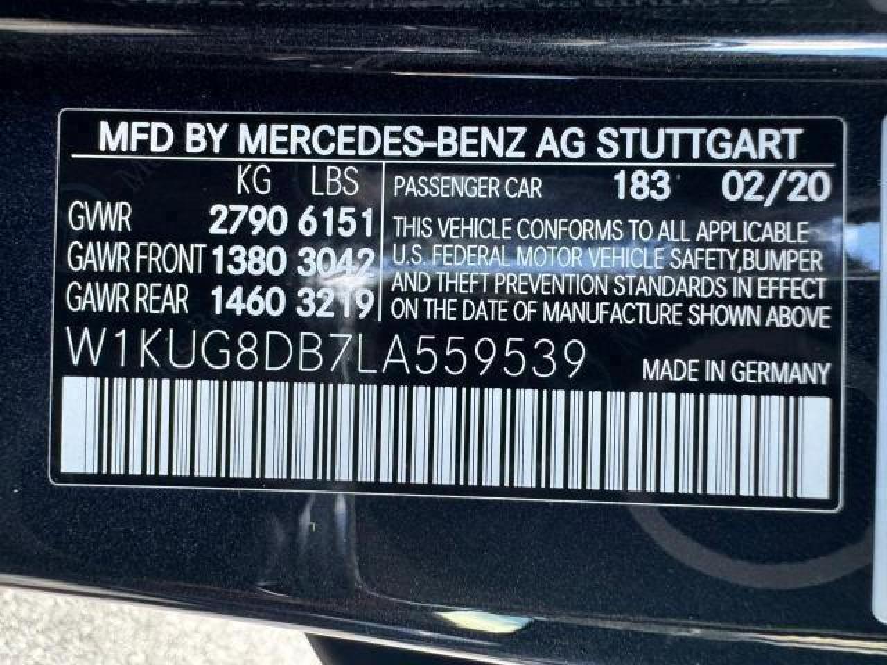 2020 Mercedes-Benz S 560 VIN: W1KUG8DB7LA559539 Lot: 74956614