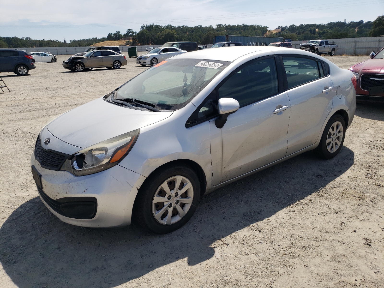 2013 Kia Rio Lx vin: KNADM4A38D6224123