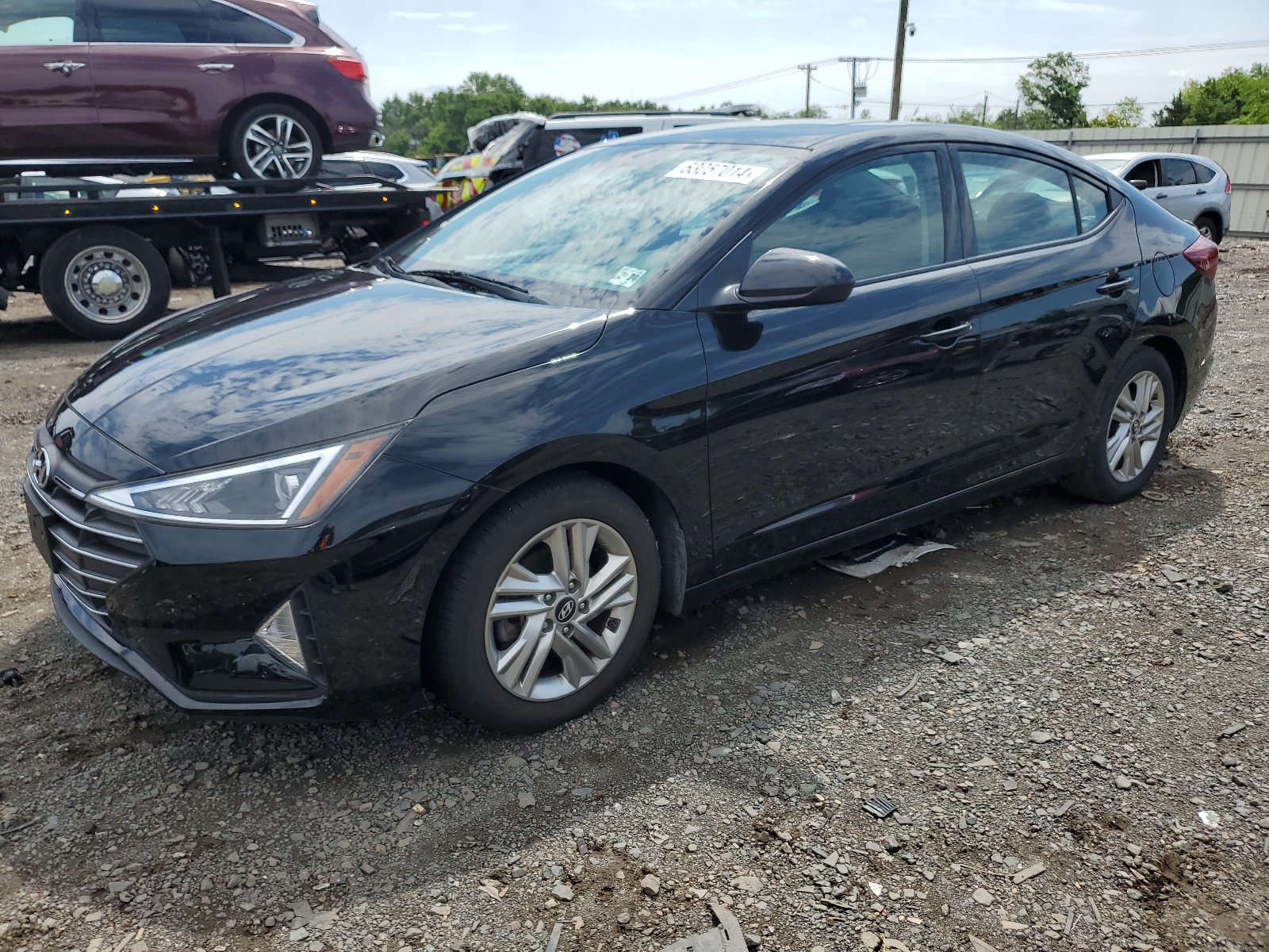 2019 Hyundai Elantra Sel vin: 5NPD84LF6KH453966