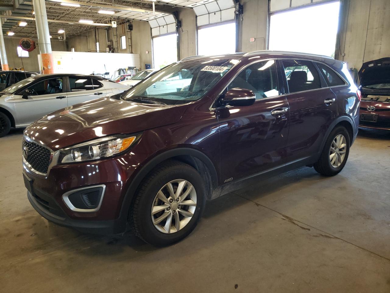 2016 Kia Sorento Lx VIN: 5XYPGDA33GG163398 Lot: 63500104