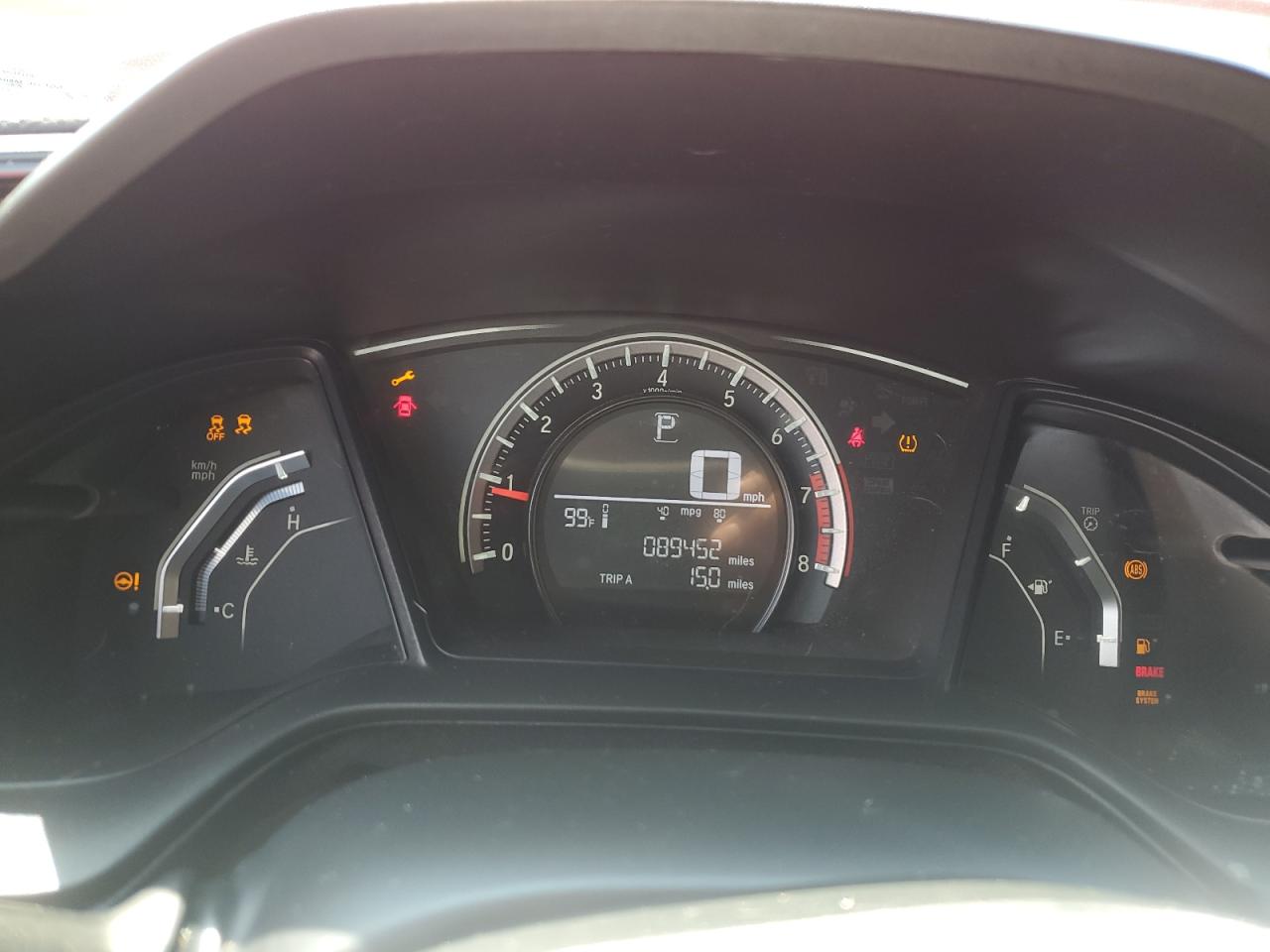 2HGFC2F54GH569196 2016 Honda Civic Lx