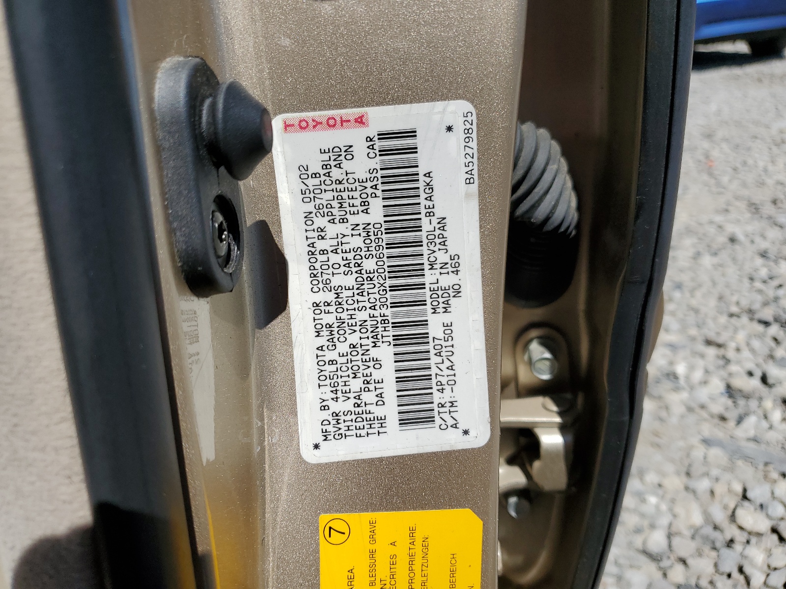 JTHBF30GX20069950 2002 Lexus Es 300