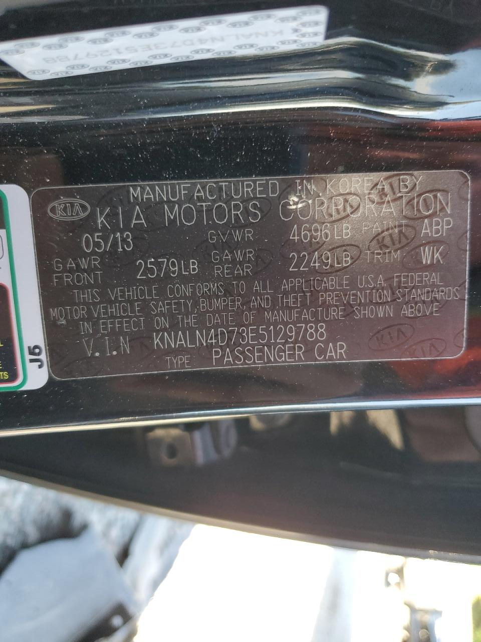 KNALN4D73E5129788 2014 Kia Cadenza Premium