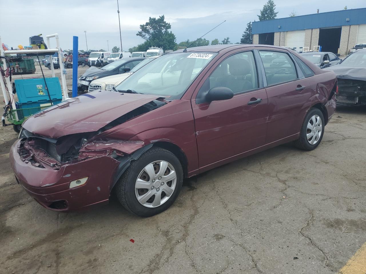 2007 Ford Focus Zx4 VIN: 1FAHP34N87W340676 Lot: 61736324