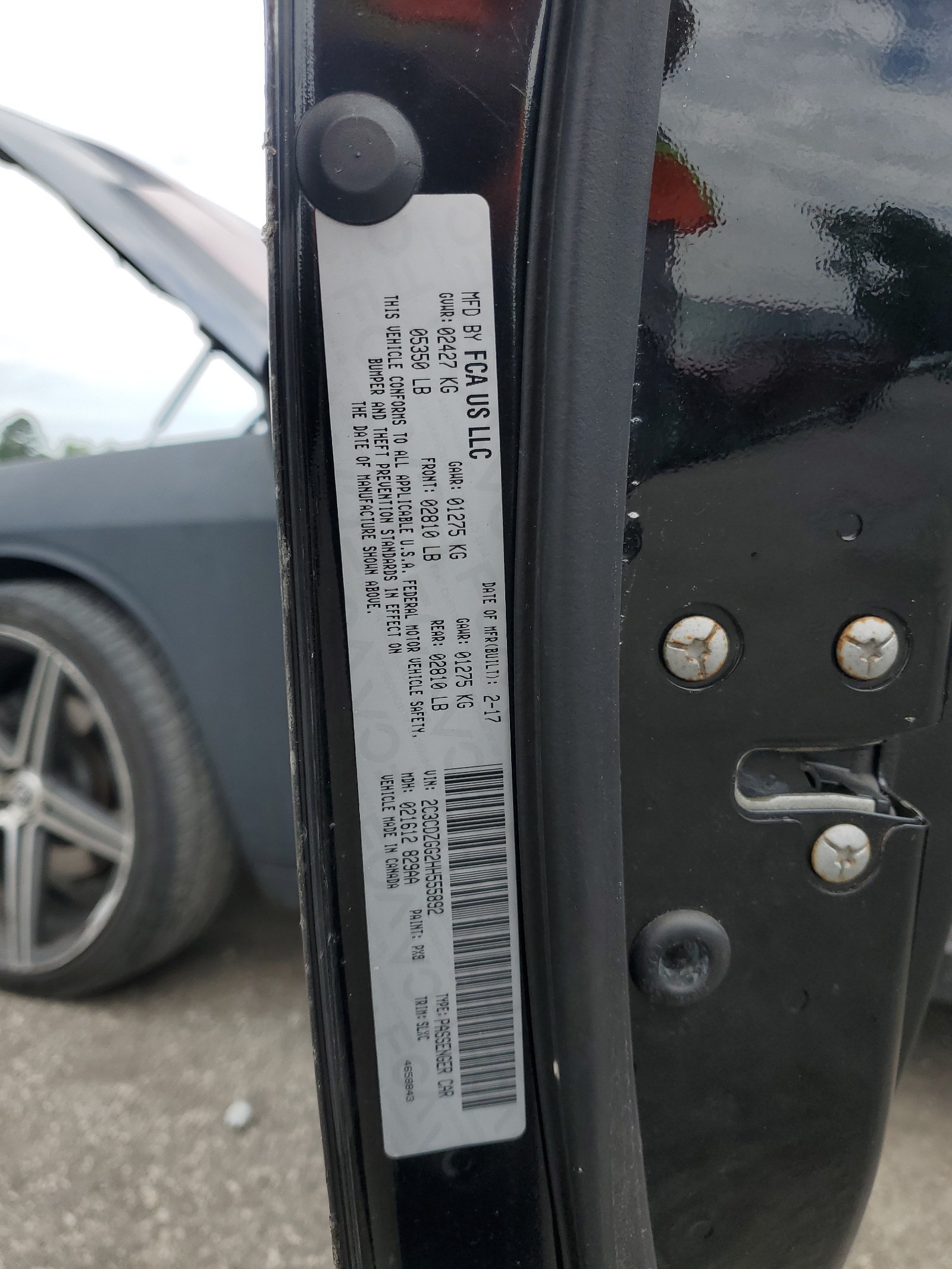 2C3CDZGG2HH555892 2017 Dodge Challenger Gt