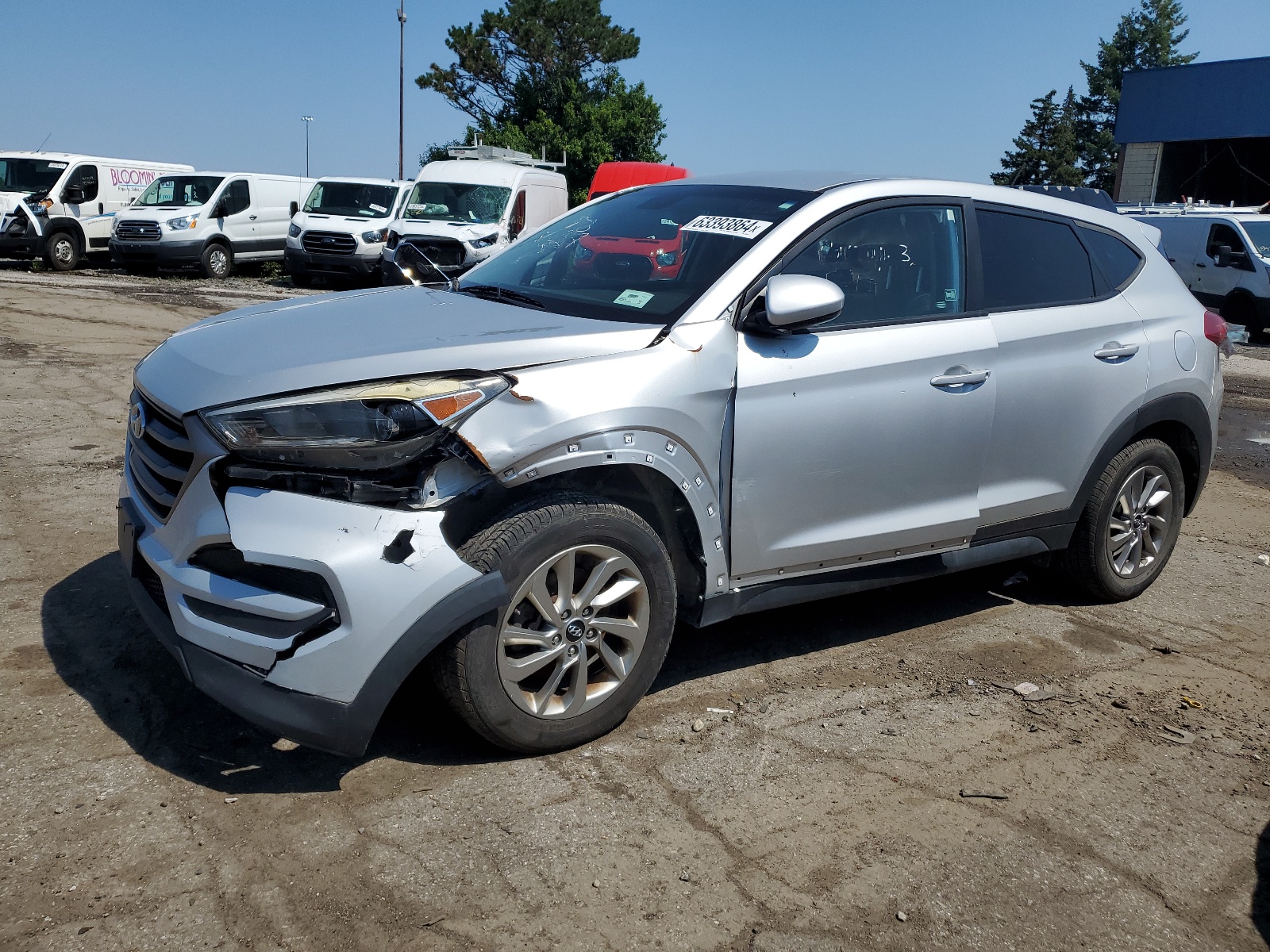 2016 Hyundai Tucson Se vin: KM8J23A45GU252844