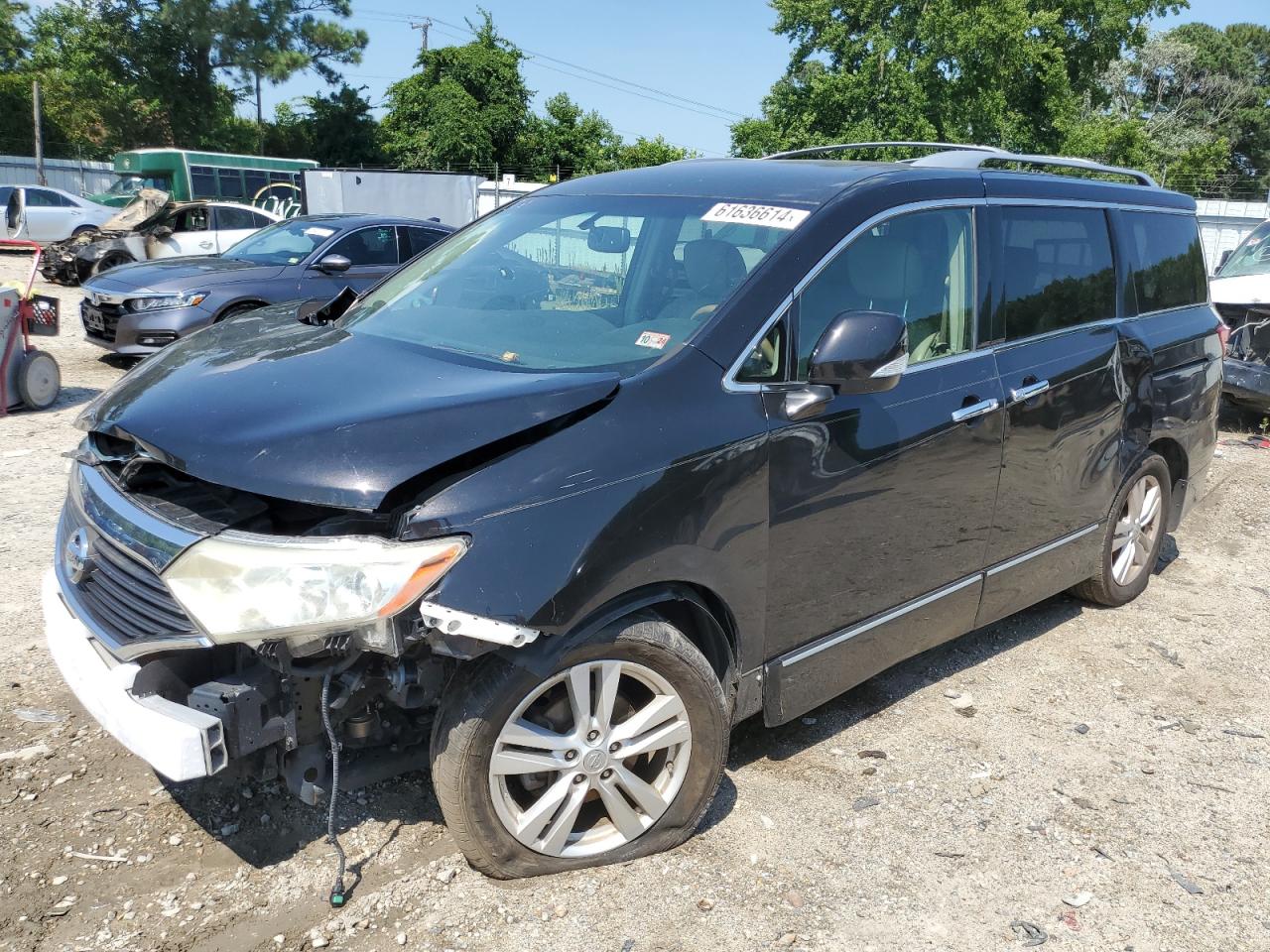 2012 Nissan Quest S VIN: JN8AE2KP0C9036934 Lot: 61636614