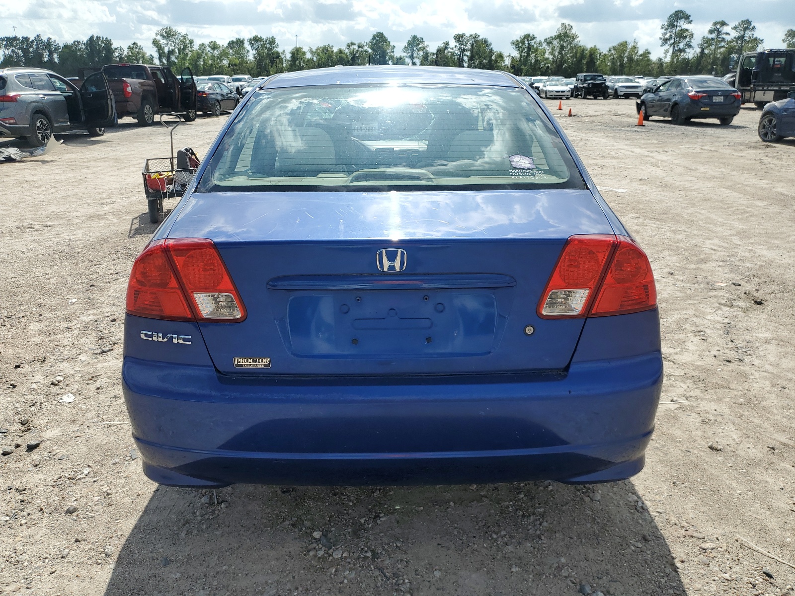 1HGES16474L005850 2004 Honda Civic Dx