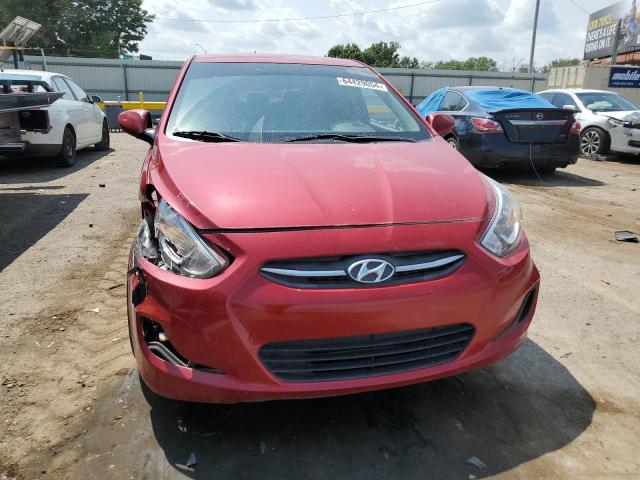 Sedans HYUNDAI ACCENT 2017 Czerwony