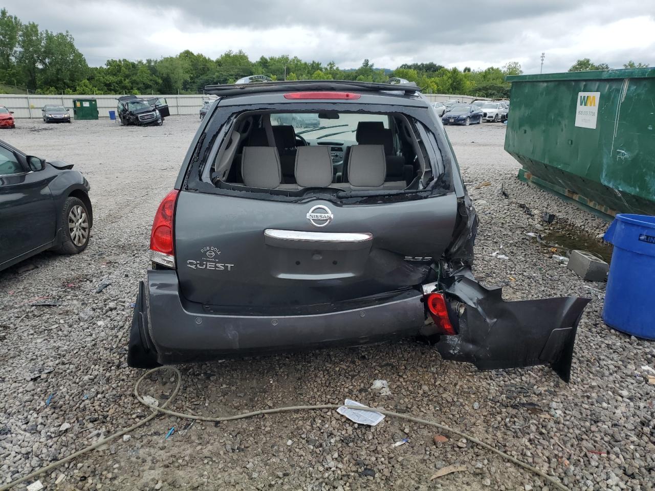 2007 Nissan Quest S VIN: 5N1BV28U17N115261 Lot: 64215094