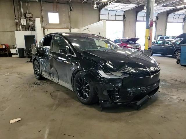 2020 Tesla Model X VIN: 5YJXCDE29LF221318 Lot: 63434444