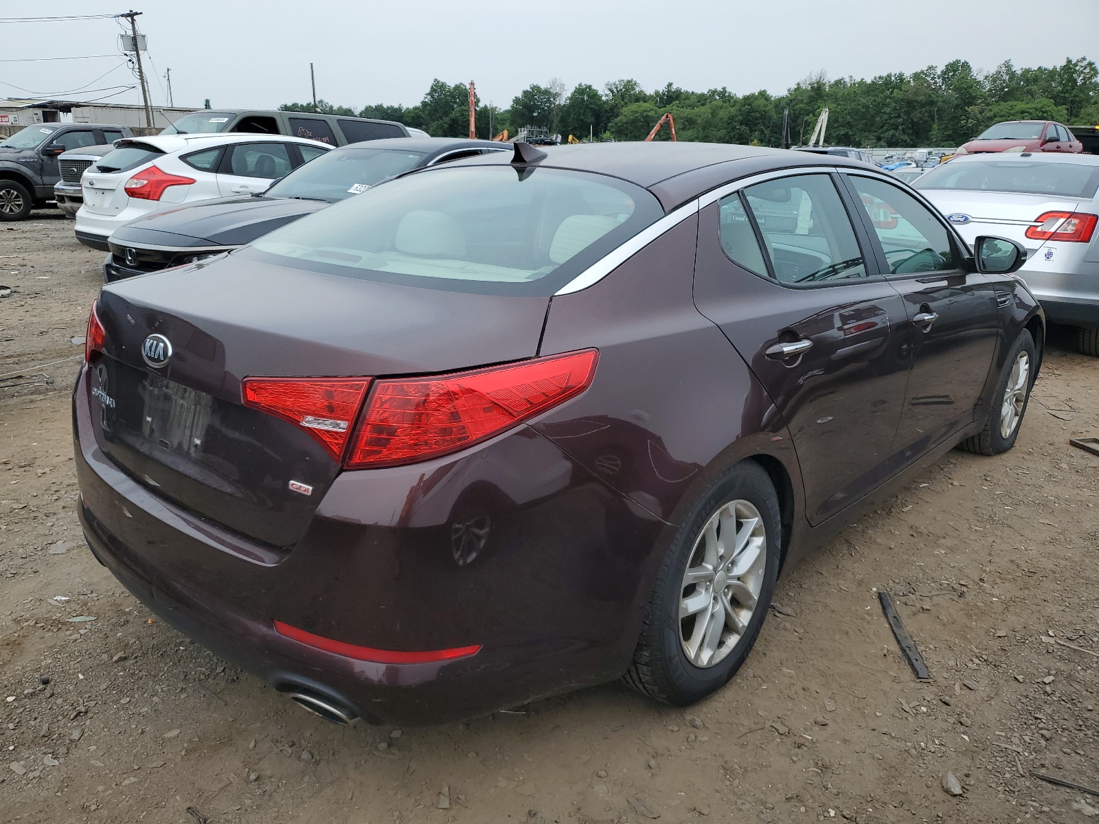 2013 Kia Optima Lx vin: 5XXGM4A70DG091264