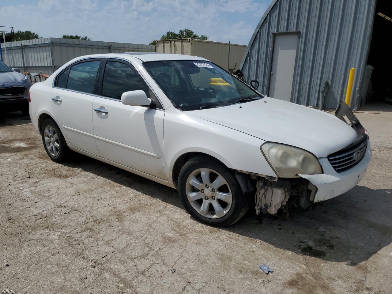 2007 Kia Optima Lx VIN: KNAGE124475136485 Lot: 61727924