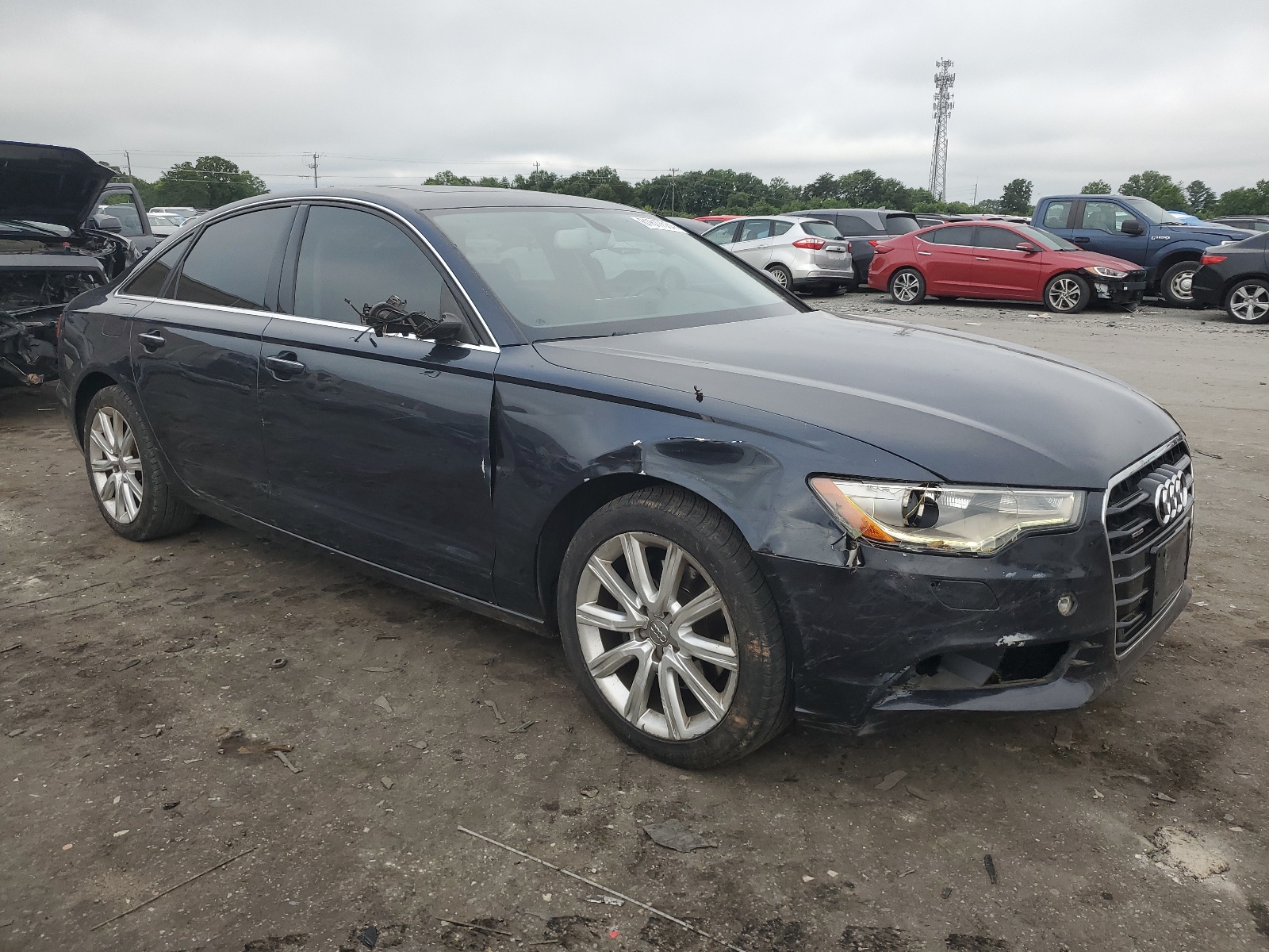 WAUGFAFC1DN104037 2013 Audi A6 Premium Plus