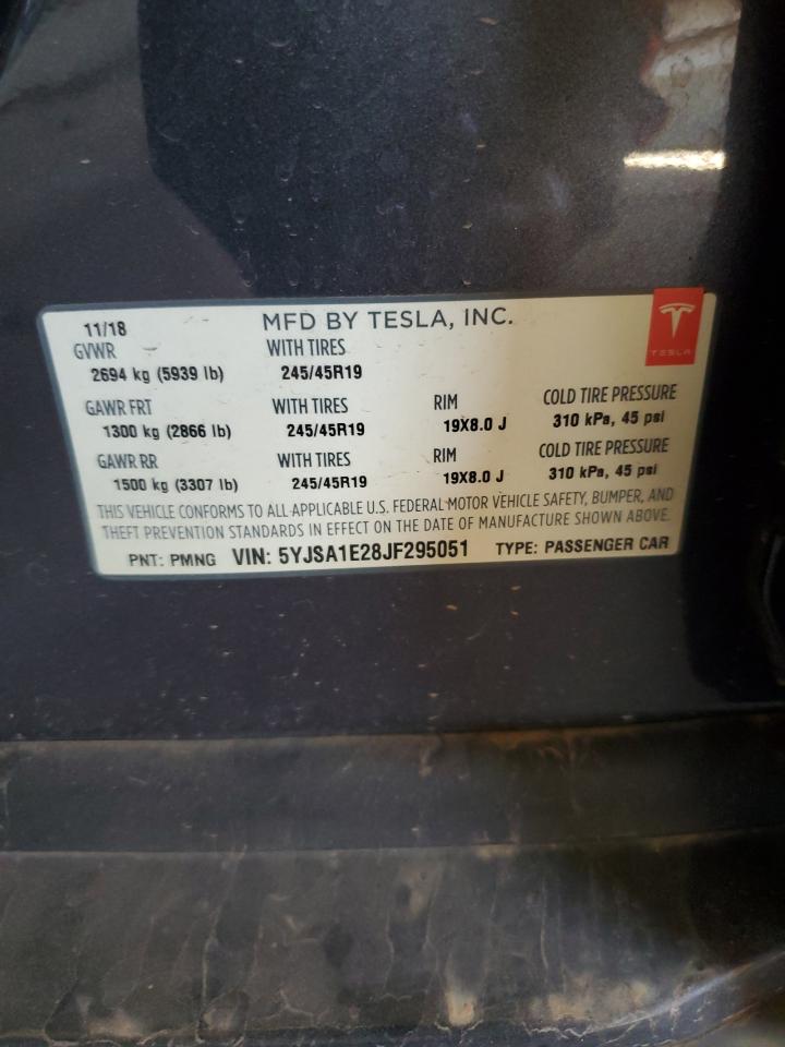 5YJSA1E28JF295051 2018 Tesla Model S