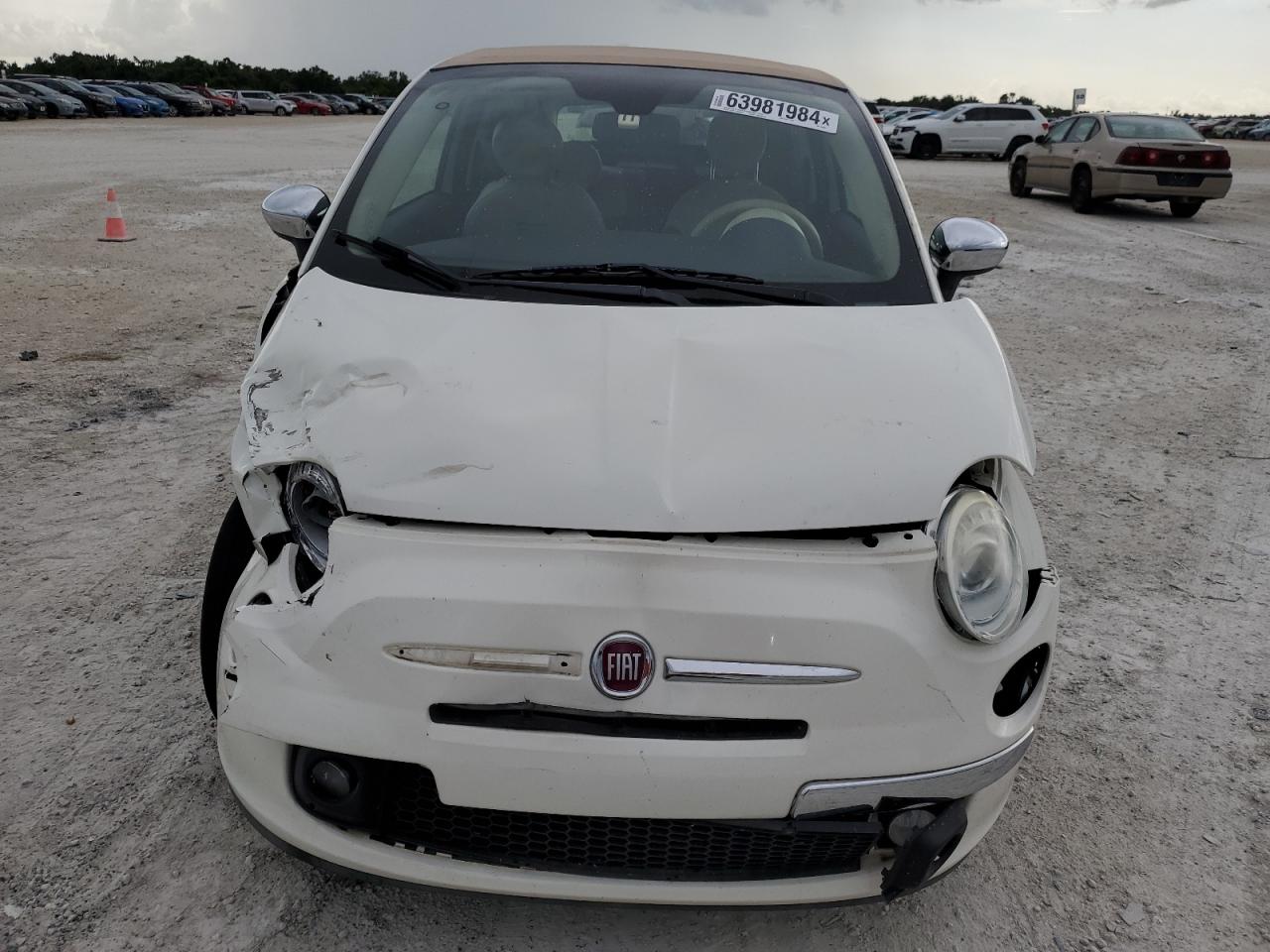 2012 Fiat 500 Lounge VIN: 3C3CFFER4CT328507 Lot: 63981984