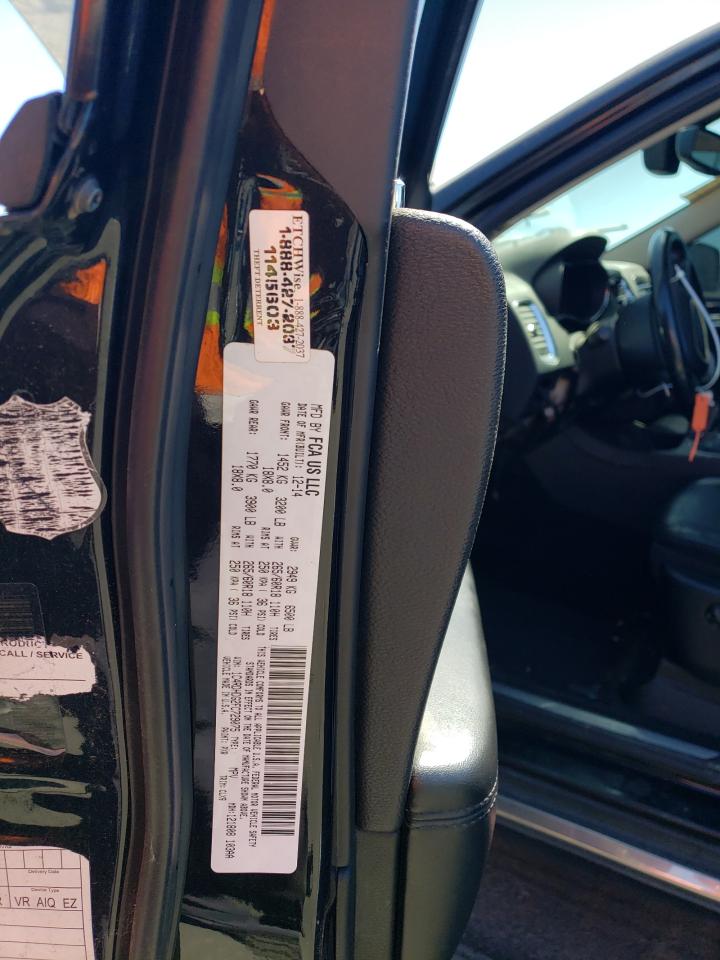 2015 Dodge Durango Limited VIN: 1C4RDHDG2FC729075 Lot: 63730424