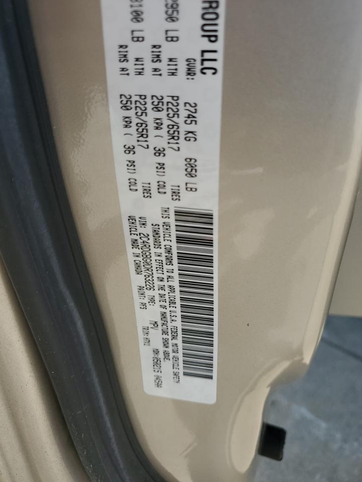 2013 Dodge Grand Caravan Se VIN: 2C4RDGBG0DR763226 Lot: 64870744