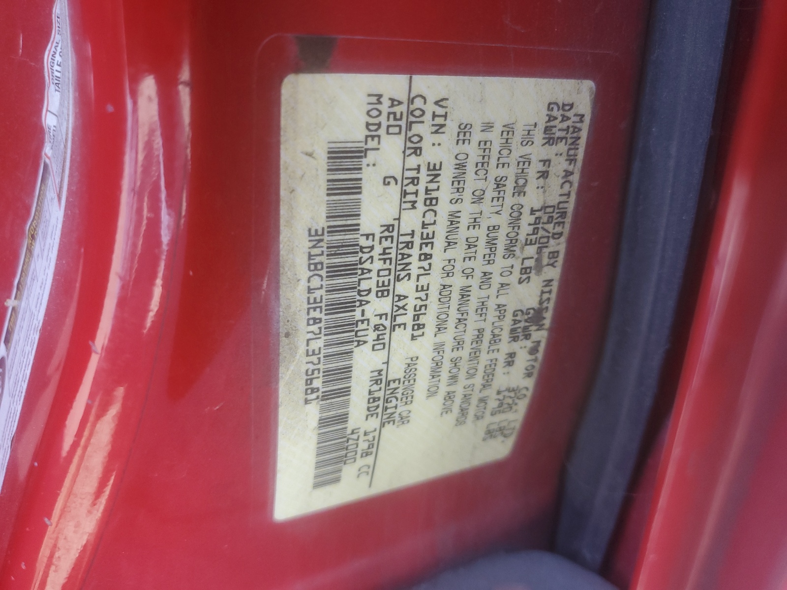 3N1BC13E87L375681 2007 Nissan Versa S