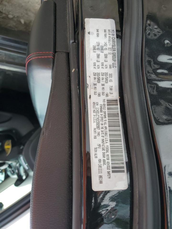 2013 Dodge Durango R/T VIN: 1C4SDJCTXDC592987 Lot: 65170954