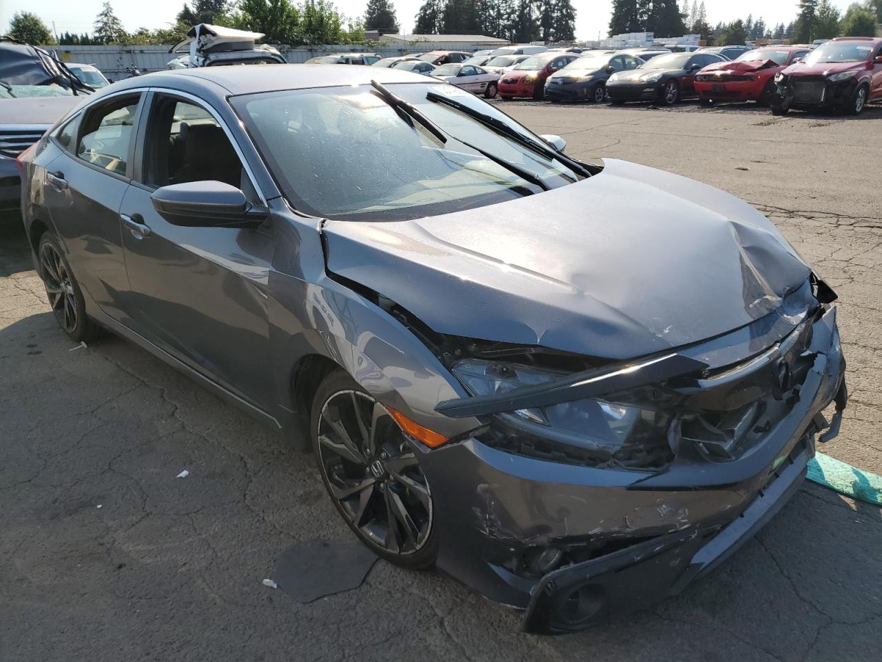 VIN 19XFC2F81ME201820 2021 HONDA CIVIC no.4