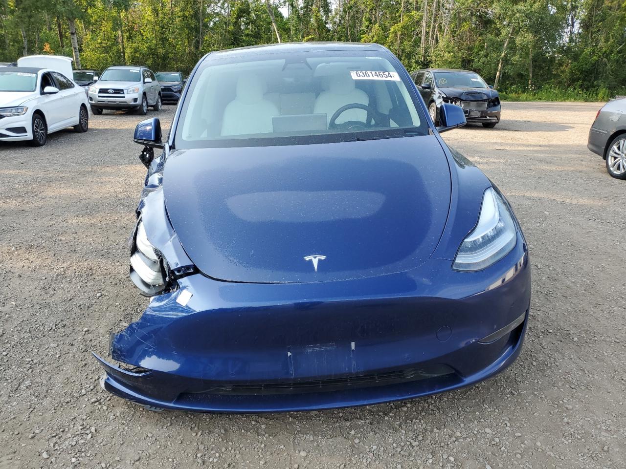 2021 Tesla Model Y VIN: 5YJYGDEE7MF302791 Lot: 63614654