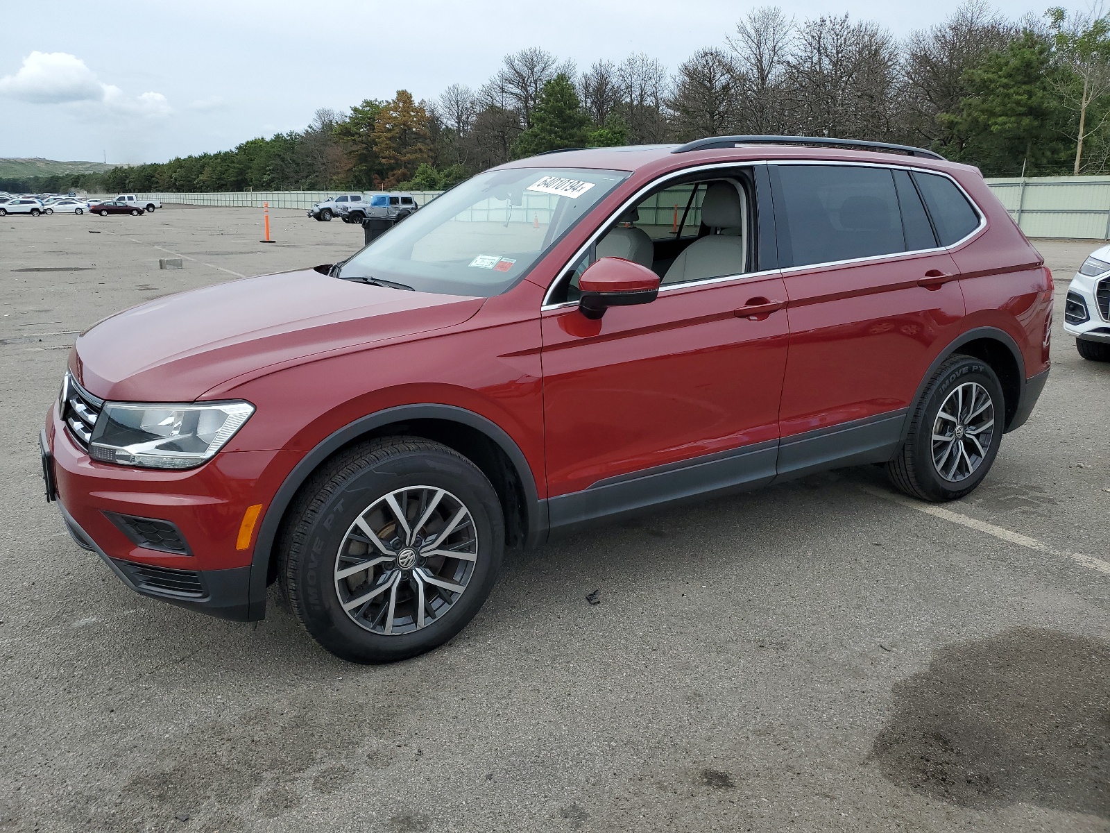 2019 Volkswagen Tiguan Se vin: 3VV2B7AX0KM155303