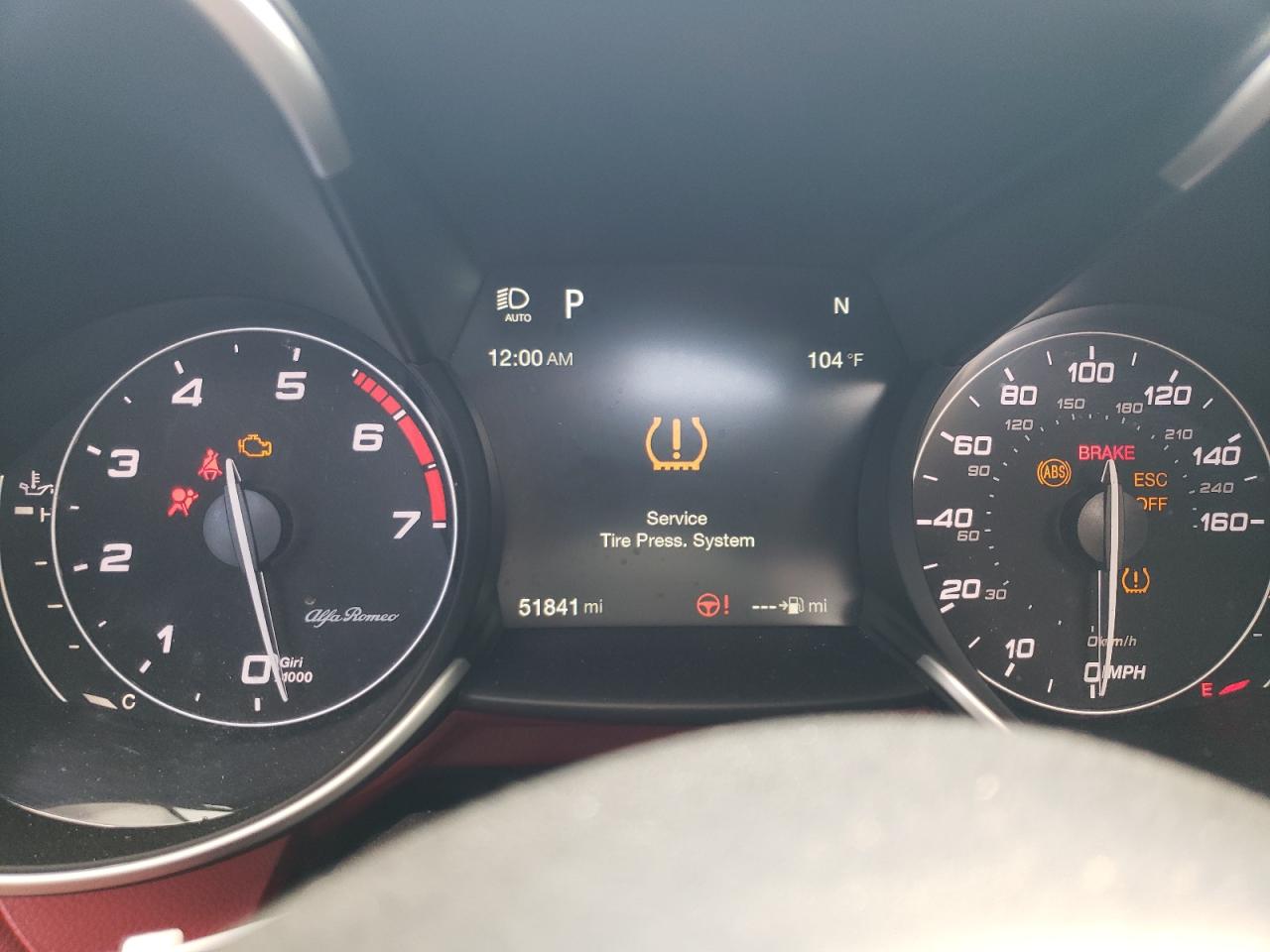 2018 Alfa Romeo Giulia Ti Q4 VIN: ZARFAEEN3J7591917 Lot: 61900294