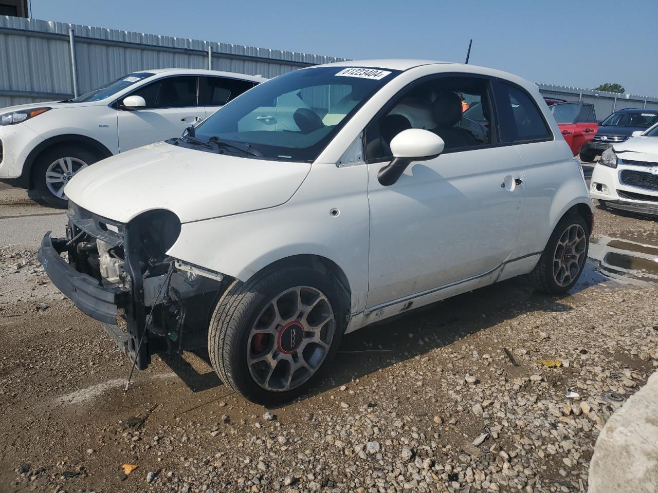 2015 Fiat 500 Sport VIN: 3C3CFFBR1FT555761 Lot: 61223404