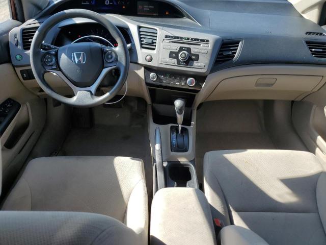  HONDA CIVIC 2012 Червоний