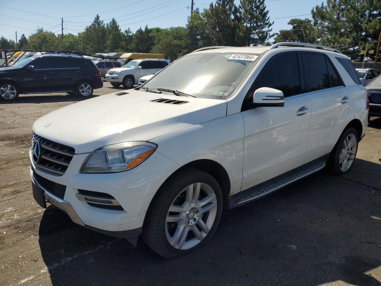 2014 Mercedes-Benz Ml 350 4Matic white suv gas 4JGDA5HB5EA365031 photo #1