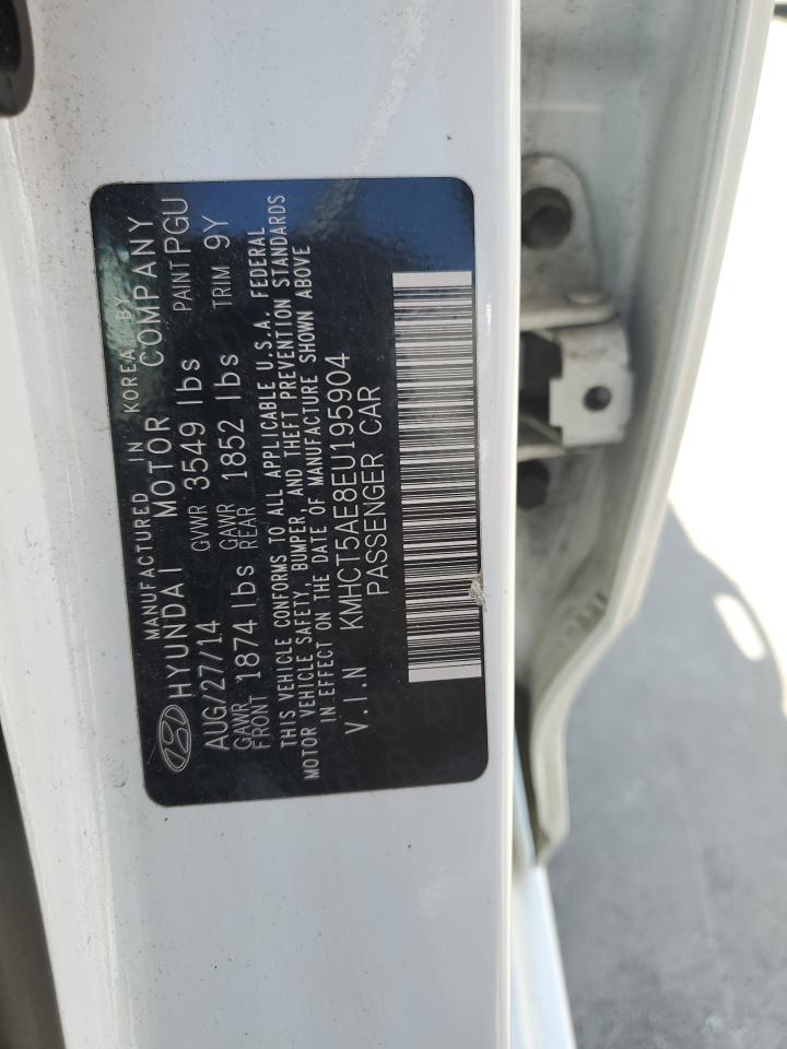 2014 Hyundai Accent Gls VIN: KMHCT5AE8EU195904 Lot: 64092514