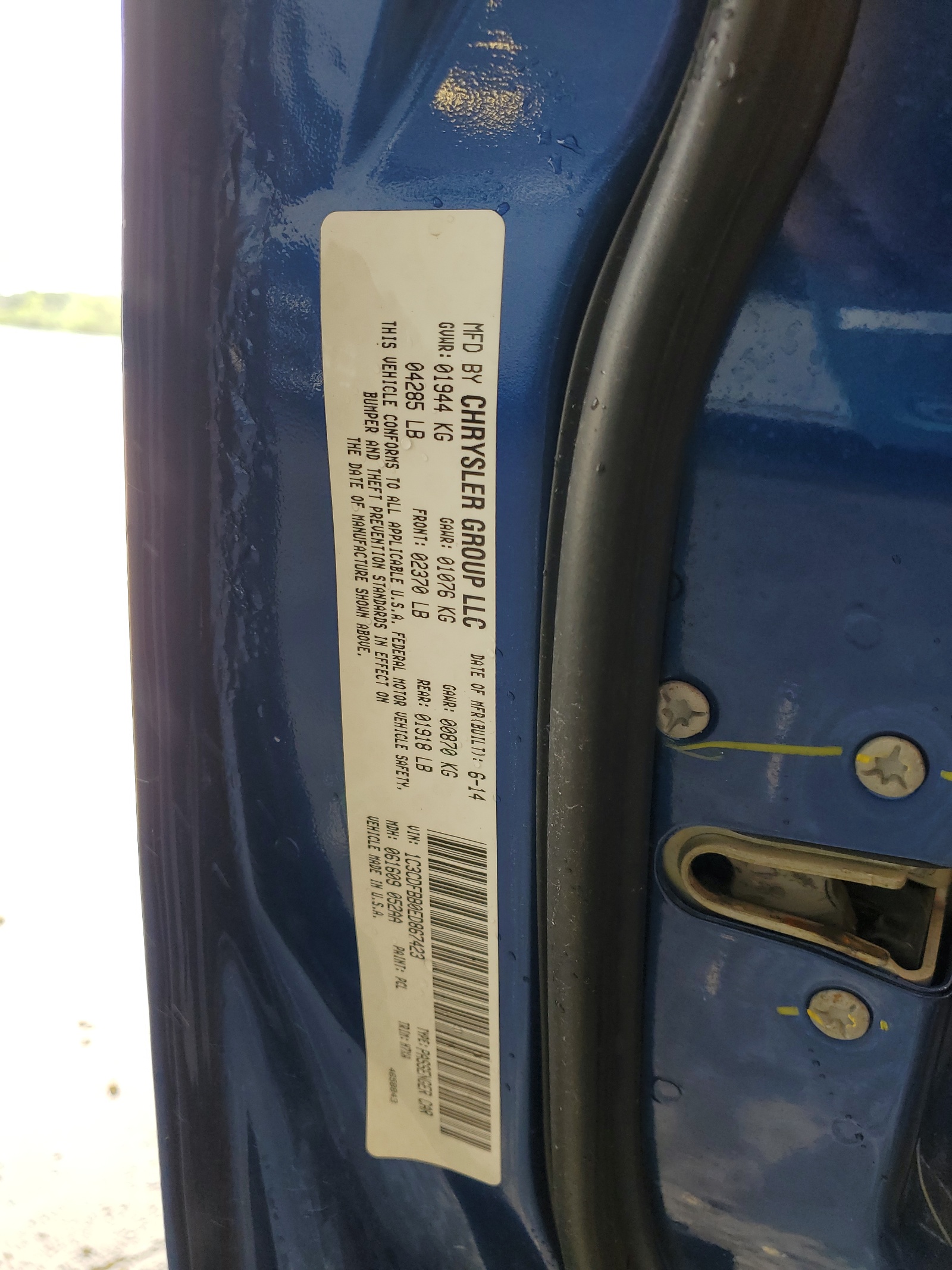 1C3CDFBB0ED867423 2014 Dodge Dart Sxt