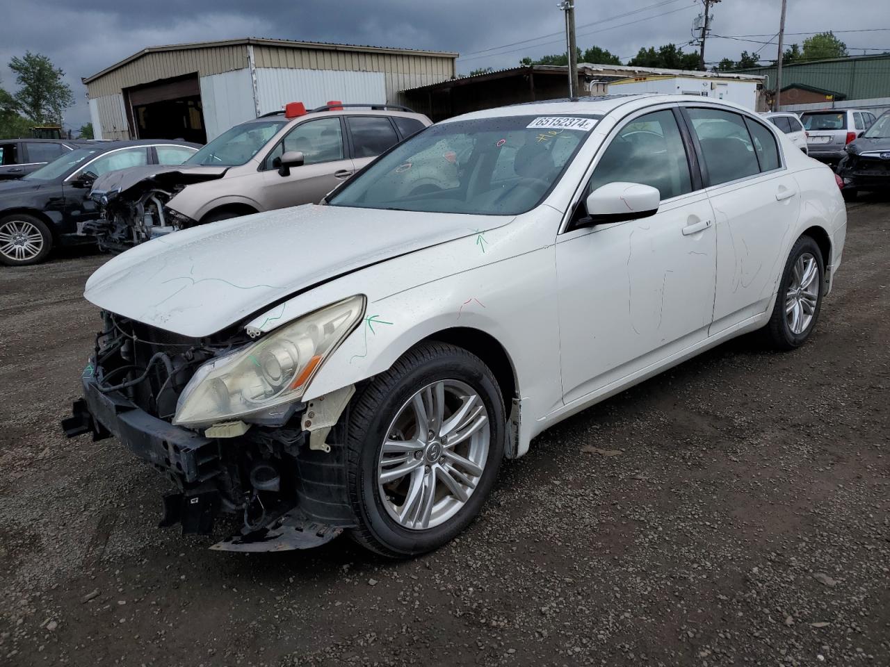 2010 Infiniti G37 VIN: JN1CV6AR3AM461186 Lot: 65152374