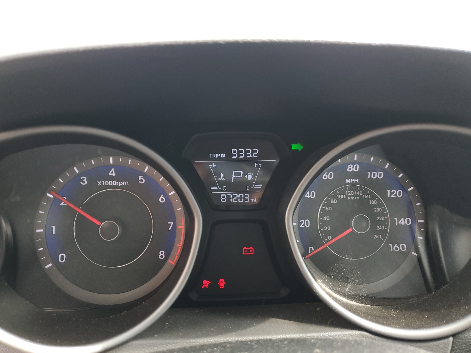 KMHDH4AEXEU179705 2014 Hyundai Elantra Se