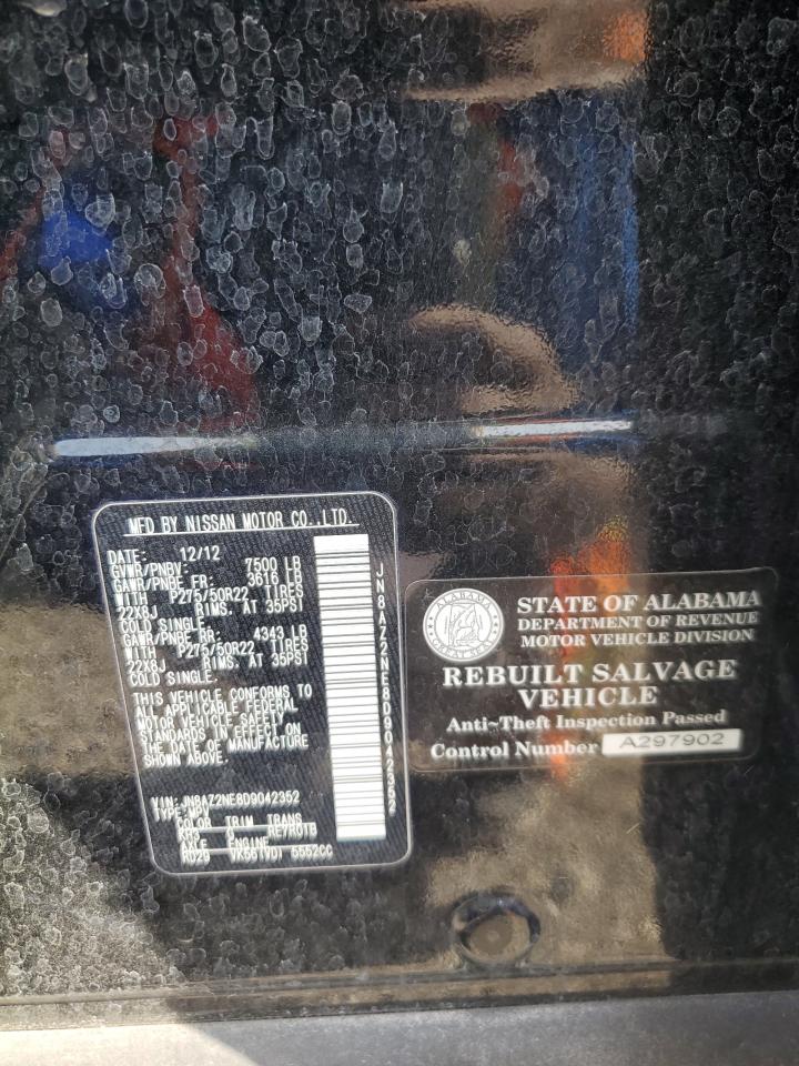 2013 Infiniti Qx56 VIN: JN8AZ2NE8D9042352 Lot: 65437734